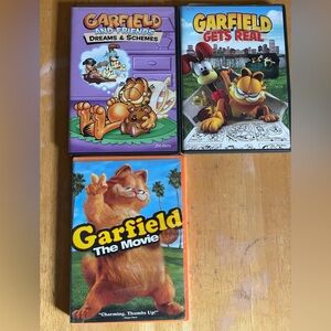 Vintage Garfield Animated Adventures DVD Collection GUC Family Movie Night